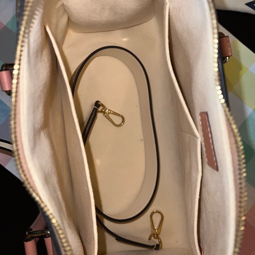 Louis Vuitton Tuileries Handbag Monogram Canvas with Leather PEACH in EUC!!! - Picture 11 of 11